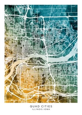 Quad Cities Map