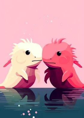 Axolotl animal fantasy