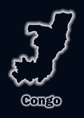 Congo map glow