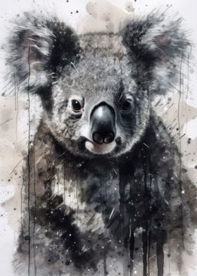 Koala Beauty Watercolor