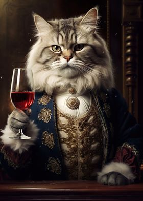 Cat Aristrocat Champagne