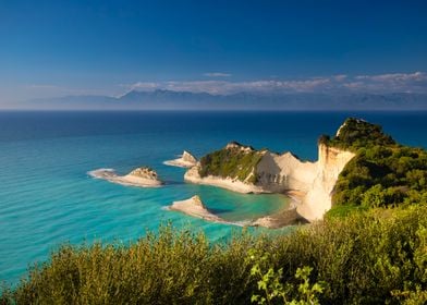 Sea landscape Greek Island