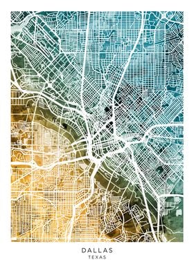 Dallas Texas Map