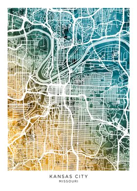 Kansas City Missouri Map