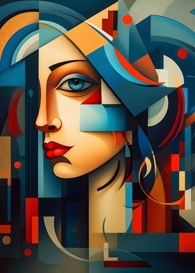 Cubism wall art