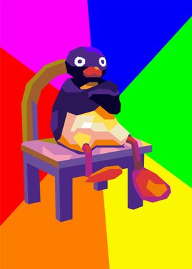 angry pingu meme