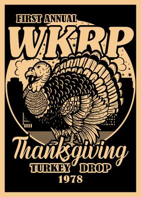Thanksgiving Turkey Retro