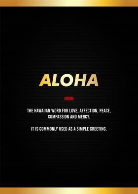 aloha dictionary