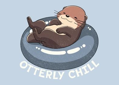 Utterly chill otter