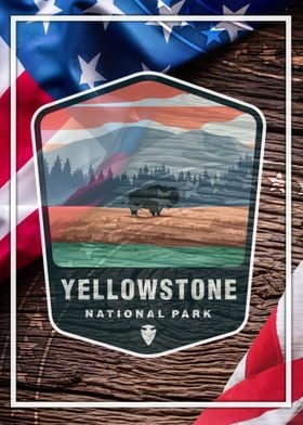 Yellowstone Park Poster