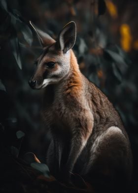 Cute wallaby