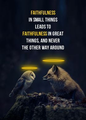 Faithfulness Motivational