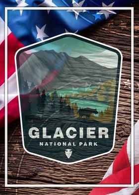 Glacier Park Poster