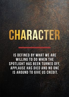 character defintion