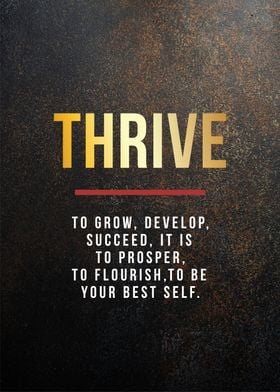 thrive defintion