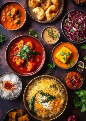 Vibrant Dishes of India 7