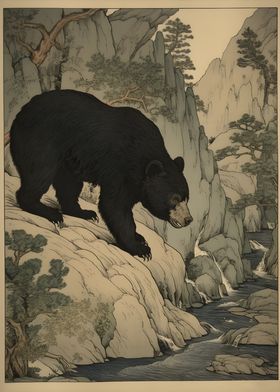 Bear Ukiyo e