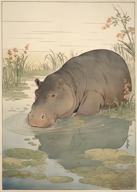 Hippo Ukiyo e