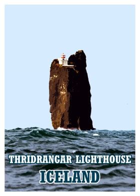 Thridrangar Lighthouse Ice