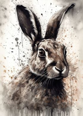 Rabbit Beauty Black Ink