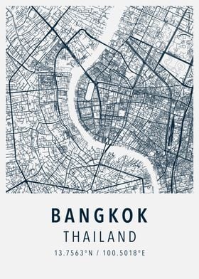 bangkok simple map