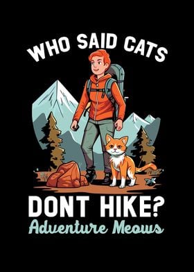 Hiking Cat Hiker Cat Owner