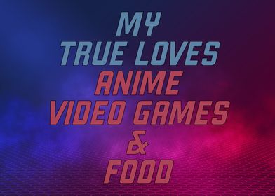 Retro Anime Gaming Food 