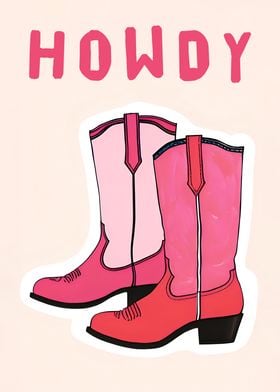 Howdy Cowgirl Boots