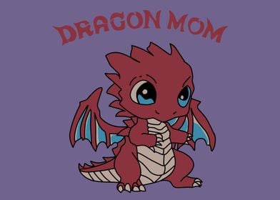 mother dragon art