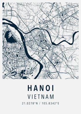 hanoi simple map