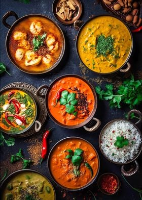 Vibrant Dishes of India 8