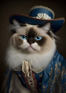 Portrait Of A Persian Cat