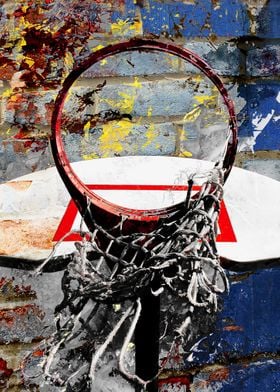 Basketball art print S214