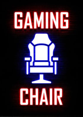 Gaming Chair Neon Quotes