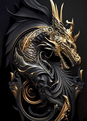 Mighty Golden Dragon God