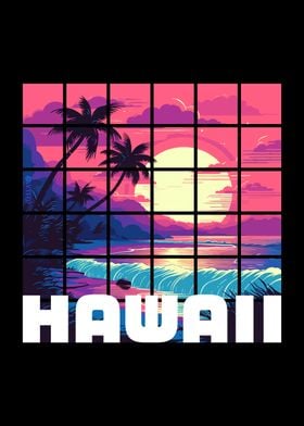 Hawaii 80s Vaporwave