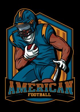 American Football Logo 04