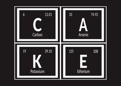 Cake Table of Elements