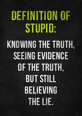 Definition of Stupid