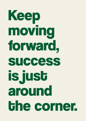 Keep moving forward quote