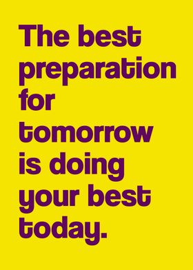 Do your best today quote