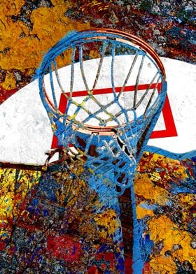 Basketball art print S208