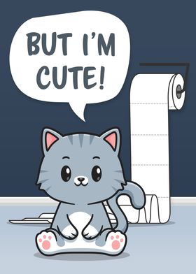 Funny Messy Cat Bathroom