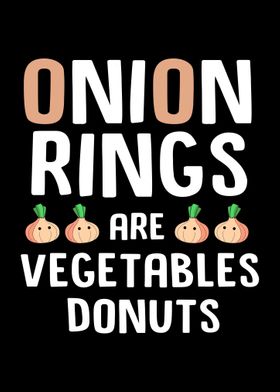 Onion Ring Vegetable Donut