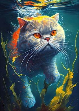 Underwater Cat 2