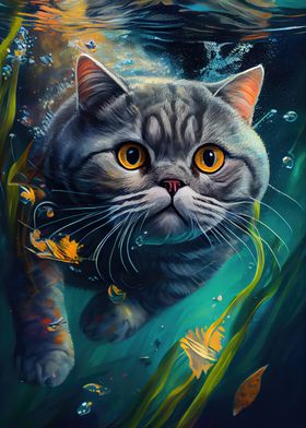 Underwater Cat 4