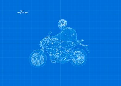 motocross rider blueprint 