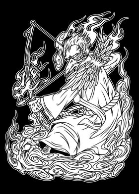 Tengu Mythology BnW