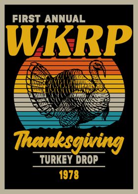 Thanksgiving Turkey Retro