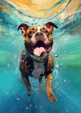 Underwater Pitbull